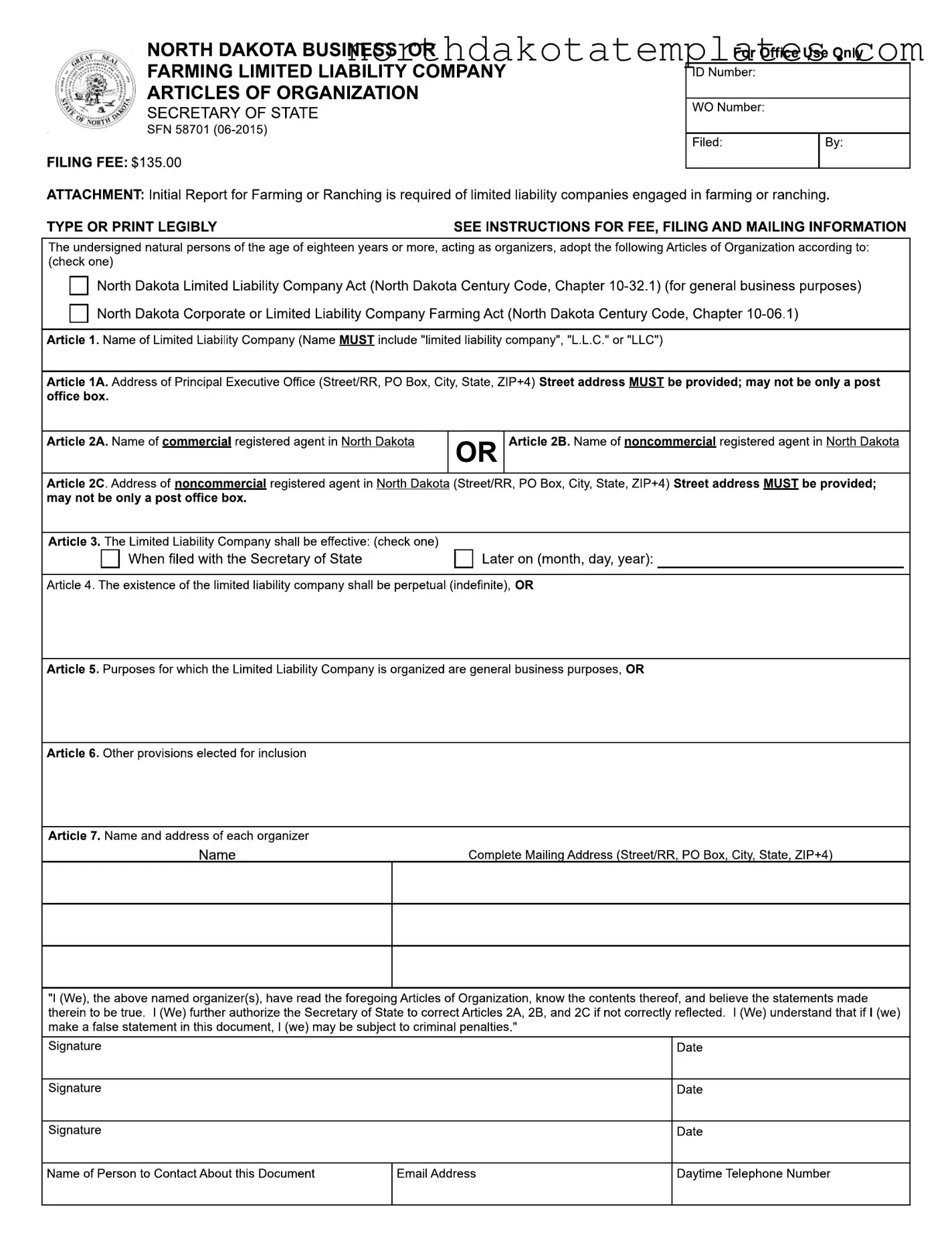 Free Sfn 58701 PDF Template