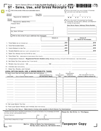 Free Nd St PDF Template