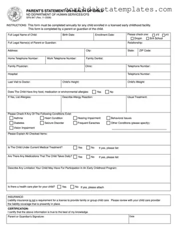 Free Sfn 847 PDF Template